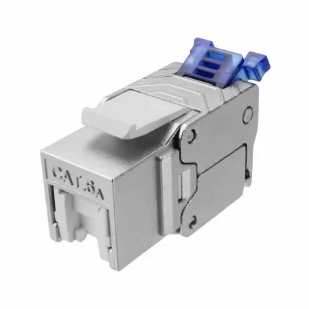 Cat 6A 180° STP Toolless Keystone Jack