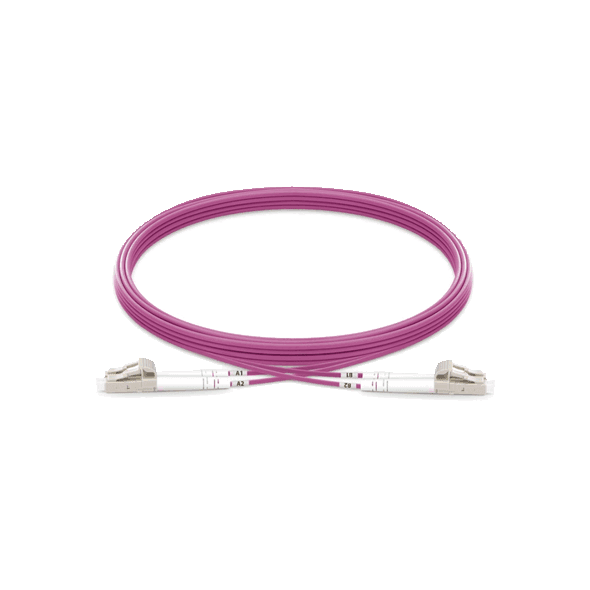 LC/LC Duplex MM Patch Cord, OM4-1M