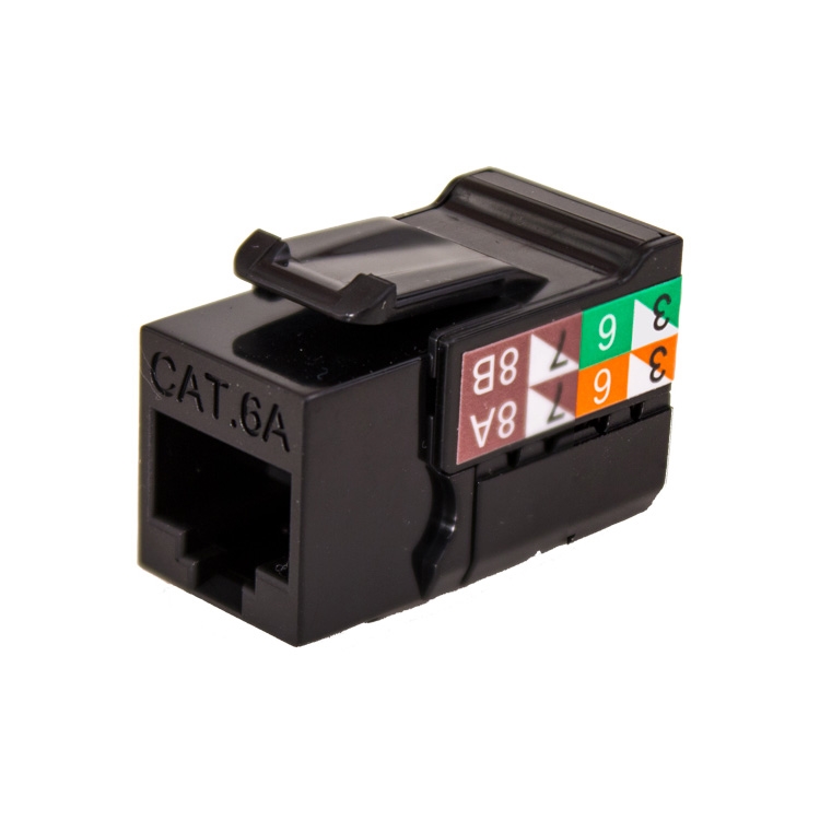 Cat 6A 180° UTP Toolless Keystone Jack