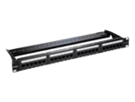 Patch Panel Cat.6 180° UTP-24 ports- Loaded