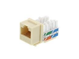 CAT6 UTP Keystone Jack 90°